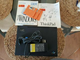 Ibm Thinkpad 755c Vintage Computer With Power Supply,  User 