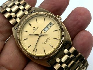 1980 Omega Constellation Dial 10k Gold Filled Bracelet Runs