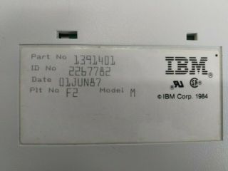 IBM Model M keyboard 1987,  Part 139141 2