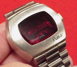Vintage Rare 1973 Pulsar P2 Tiffany & Co.  Wristwatch James Bond Not Running