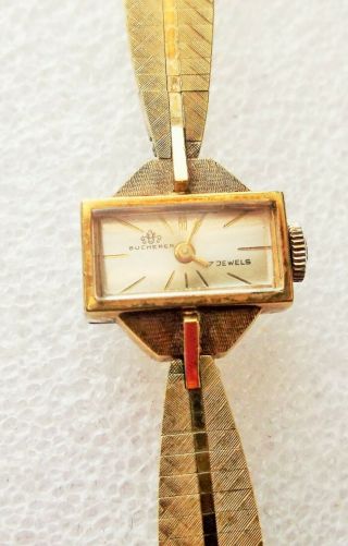 Vintage Bucherer 17 Jewels Swiss Ladies Watch