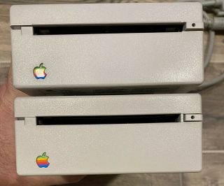 Vintage Apple Ii Iigs A9m0106 800k 3.  5” Floppy Disk Drives Qty.  2