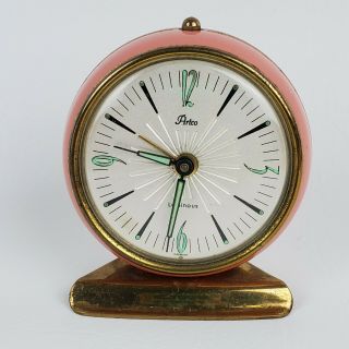 Artco Travel Alarm Clock Retro Vintage 40 