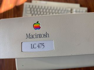 Apple Macintosh Lc 475 Computer,  Includes Keyboard