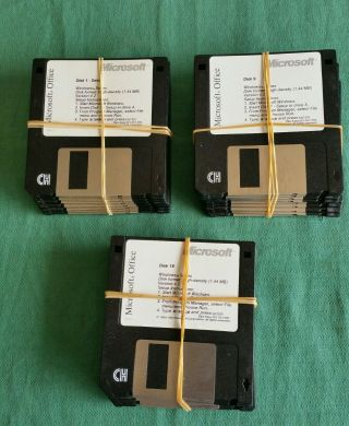 Vintage Microsoft Office 4.  2 (for Windows 3.  1) On 3.  5 Floppy Disks 1 - 25