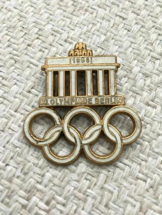 Vintage 1936 Xi 11th Olympics Berlin German Pin Brooch