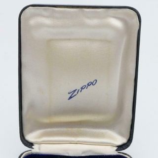 RARE Vintage 1940 ' s - 50 ' s Zippo Lighter Sterling Silver Clamshell Box ONLY - 3