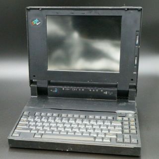 Vintage Ibm Ps/2 Model Cl57 Sx Laptop - 1st Color Laptop Rare 386