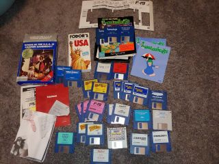 Commodore Amiga 500 Games,  Lemmings,  F19,  Wrath Of The Demon,  Starglider 2,  Etc,  Read