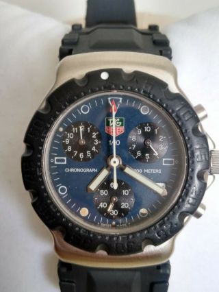 Tag Heuer Formula1 Chronograph Ca1210 Swiss Made 200 Meters Vintage Collectible