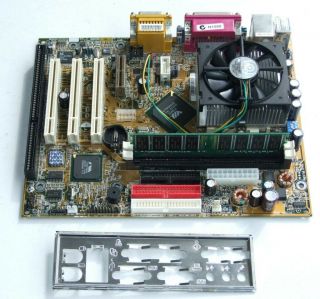 Gigabyte Ga - 6veml Mini - Atx Motherboard With Intel Celeron 1.  2ghz Cpu & 128mb Ram