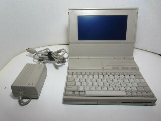 Vintage 286 Compaq Lte286 Laptop Computer With Power Cord Needs Work