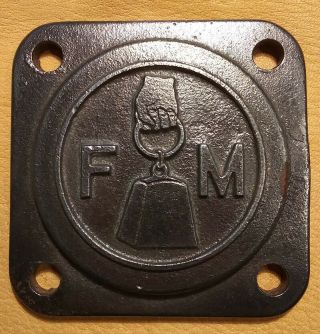 Vintage Fairbanks - Morse Cast Iron Engine Plate Cover
