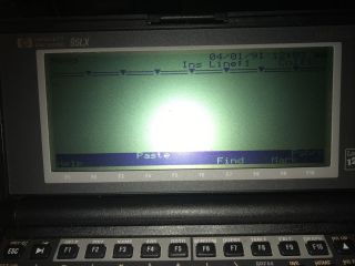 Vintage HP 95LX Palmtop PDA PC 3