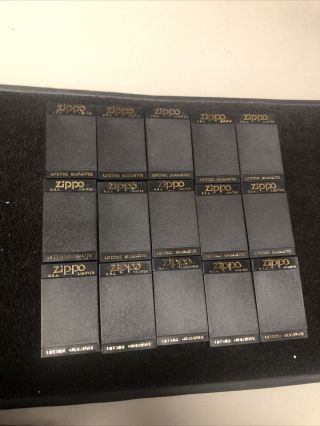 75 Empty Zippo Plastic Display Boxes Display Cases No Lighters