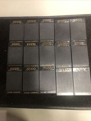 75 EMPTY ZIPPO PLASTIC DISPLAY BOXES Display Cases NO LIGHTERS 2