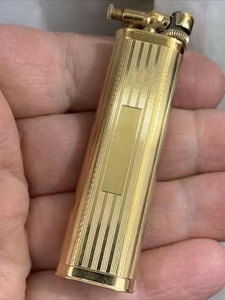 Vintage DUNHILL SYLPH Lift Arm Pocket Lighter With Box 3