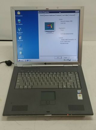 Gateway 600yg2 Intel Pentium M 1.  7ghz,  512mb Ram,  60gb Hdd,  Windows 2000