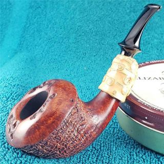 Unsmoked Roman Kovalev " Doctors " Thick Dublin Freehand Russian Estate Pipe