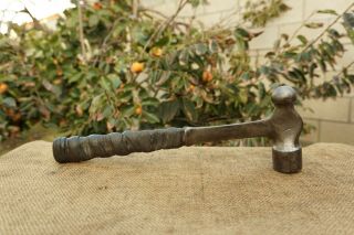 Vintage Douglas 32 Oz Head Ball Peen Hammer Blacksmith Made In Usa