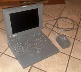 Vtg Apple Macintosh Powerbook 145b Laptop W/ Ac Adopter M5409 Laptop Computer