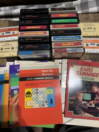 Texas Instruments Ti - 99/4a Computer Manuals Command Module Video Games Vintage