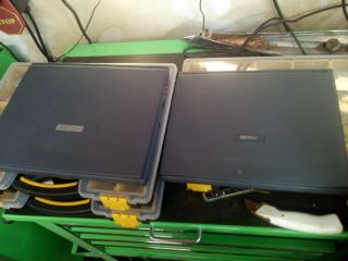 2 Bundle Omnibook 4150b Dos Windows 98 Laptops Vintage Hp