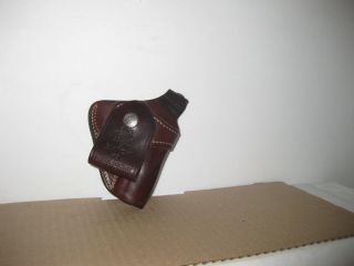 Vintage Leather Bianchi 3 Pistol Pocket Holster 2  S&w Smith & Wesson Chief