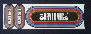 Eurythmics Klos 95.  5 Vintage 80 