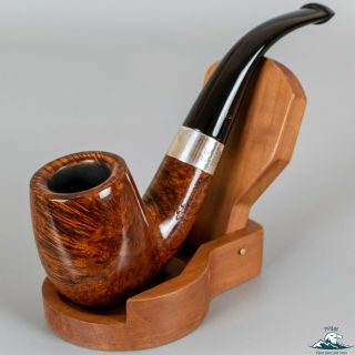 1978 Peterson Dublin Castle Smooth Bent Sterling Silver P - Lip (69)