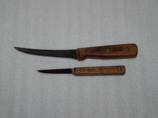 Vintage Chicago Cutlery Knives 102s Paring Knife & 71s Fillet Knife