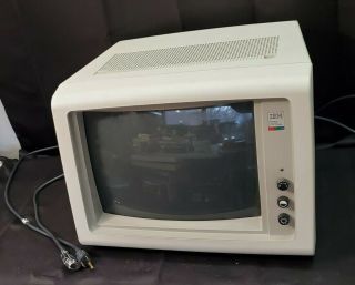 Vintage Ibm 5153 Color Pc Monitor.  Not,