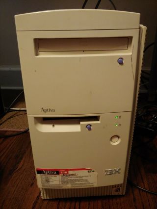 Vintage Ibm Aptiva 2153 E3n Computer Amd K6 64mb 6gb Win200 For Collectors Boots
