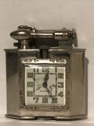 1920s Triangle Lift Arm Watch Cigarette Lighter