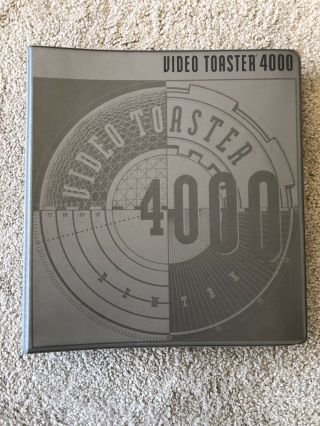 NewTek Video Toaster 4000 for Commodore Amiga 4000 2000 Software & Manuals 2