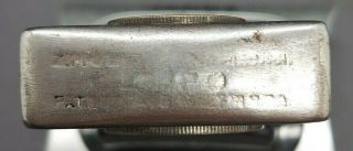 1942 WWII 4 BARREL 14 HOLE ATTACHED ENGLISH COINS CRACKLE REMOVED ZIPPO LIGHTER 6