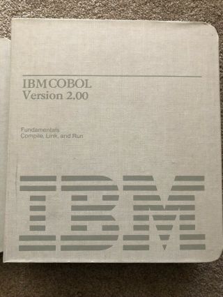Ibm Cobol Ver 2.  00 Software,  Manuals