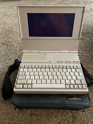 Vintage Compaq Lte 286 Laptop With Carrying Bag