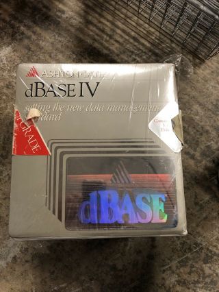 Ashton Tate Programming With Dbase Iv Plus Floppy Discs Software Vintage