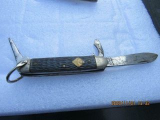 Rare Vintage Bsa Boy Scouts Of America Camillus Pocket Knife (20k1)