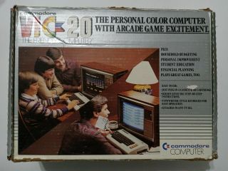 Early Commodore Vic - 20 Personal Home Computer With Box