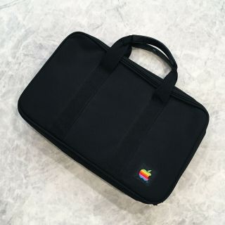 Vintage Apple Macintosh Raibow Logo Computer Laptop Case Bag
