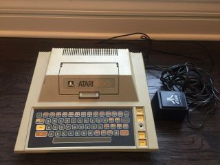 Atari 400 Computer With Power Adapter,  Powers On