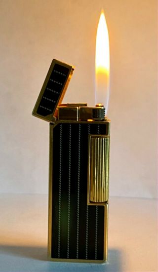 Vintage Lighter Dunhill Rollagas Chinese Laque Very Rare