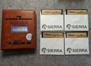 The General Manager Apple Ii Sierra On - Line Systems Vintage Computer Software