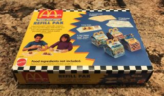 Vintage Mattel 1993 Mcdonalds Happy Meal Magic Refill Pack.  Vguc