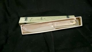 Rare Vintage Rust Craft Of Boston Glass Knife For Fruits - Depression