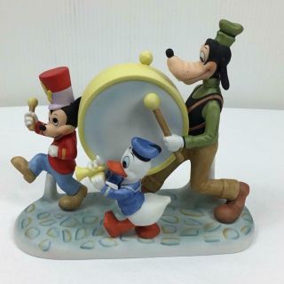 Vintage Mickey Mouse,  Goofy & Donald Duck Marching Band Walt Disney Productions