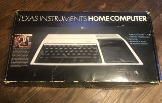 Vintage Texas Instruments Ti 99 4 A Home Computer.  Great Shape.