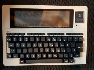Tandy Model 102 Portable Computer With Case